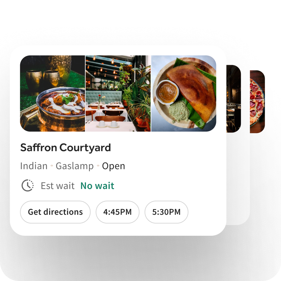 Smart ranking signals UI